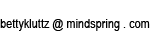 betty kluttz at mindspring dot com